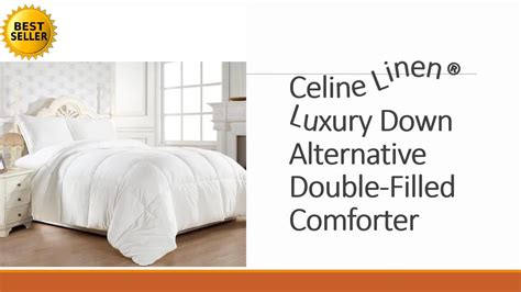 celine linen luxury down alternative double-filled comforter hypoallergenic|CELINE LINEN Luxury Ultra Plush Down Alternative Double .